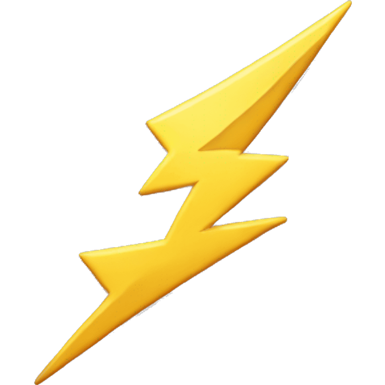 lightning bolt emoji