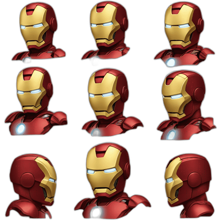 Iron man flyng emoji