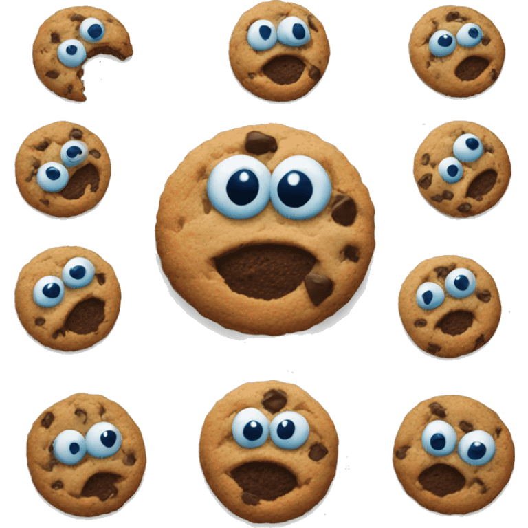 Cookie monster emoji