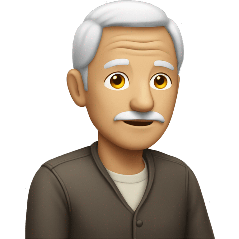 Older man with head in hand emoji