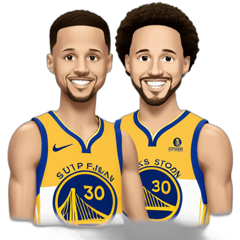 Stephen curry et klay Thompson emoji