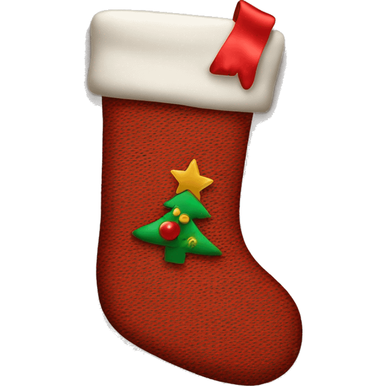 Christmas stocking emoji