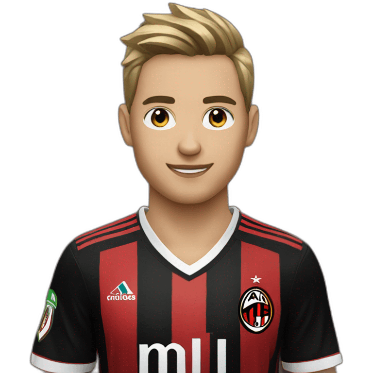 gamer boy AC Milan emoji