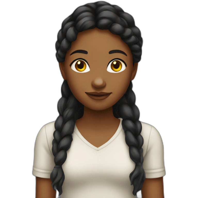 Jamaican girl emoji