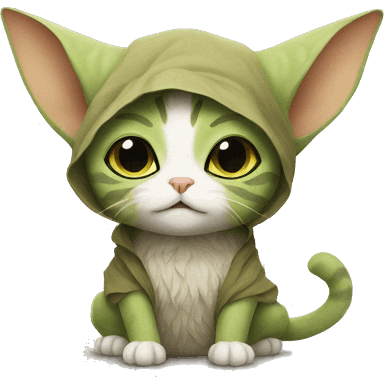 Yoda cat emoji