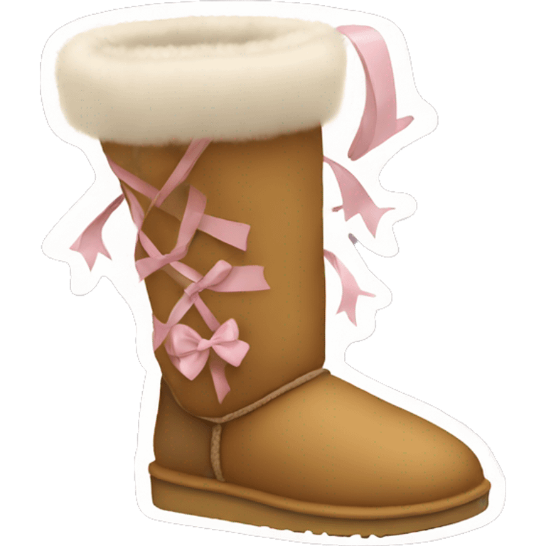 Uggs with bows emoji