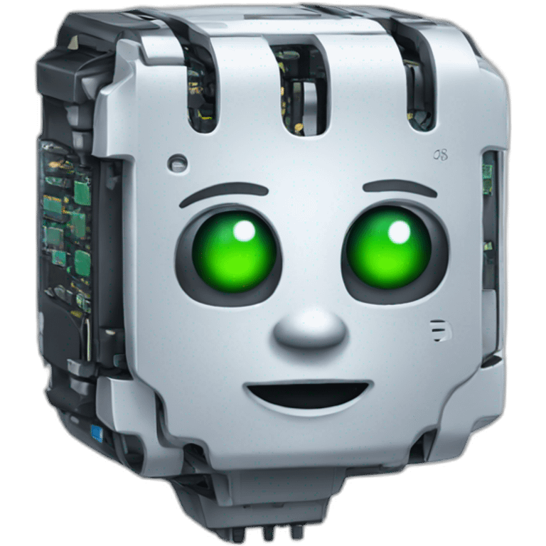 ai computer android person chip emoji