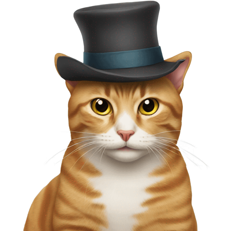 Cat wearing a hat  emoji