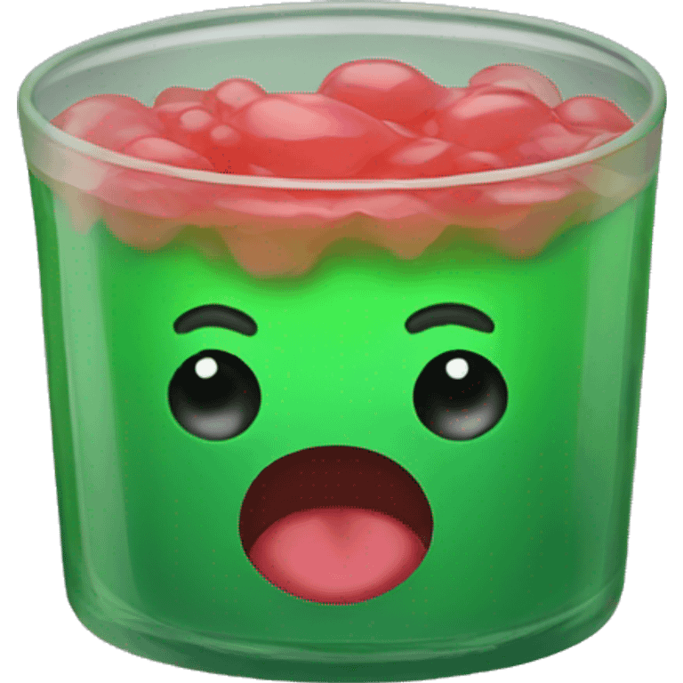 Jello green emoji