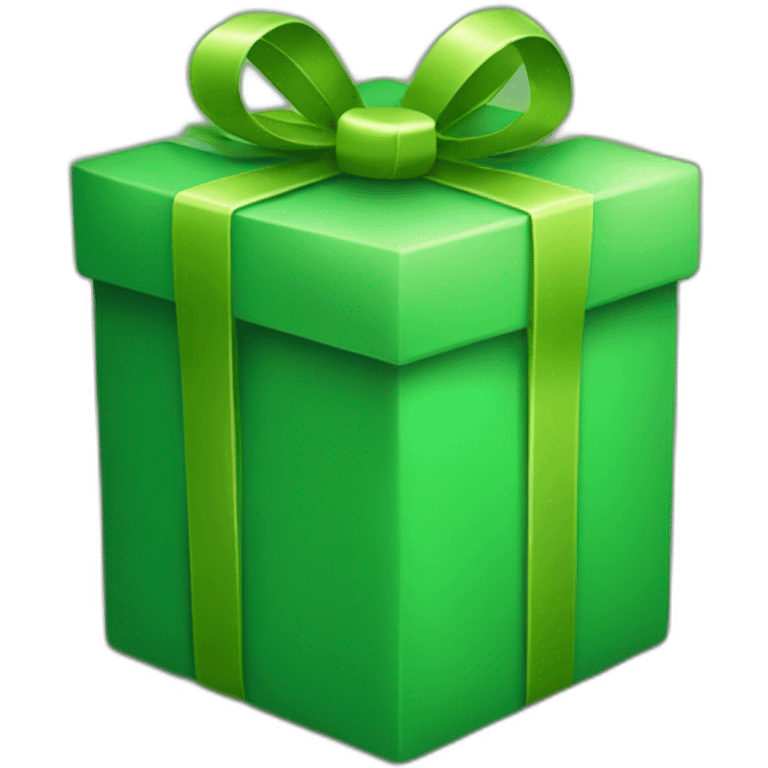 gift green emoji