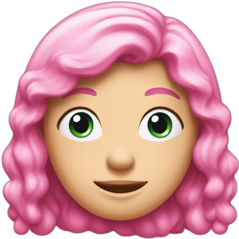 pink schtroumpf emoji