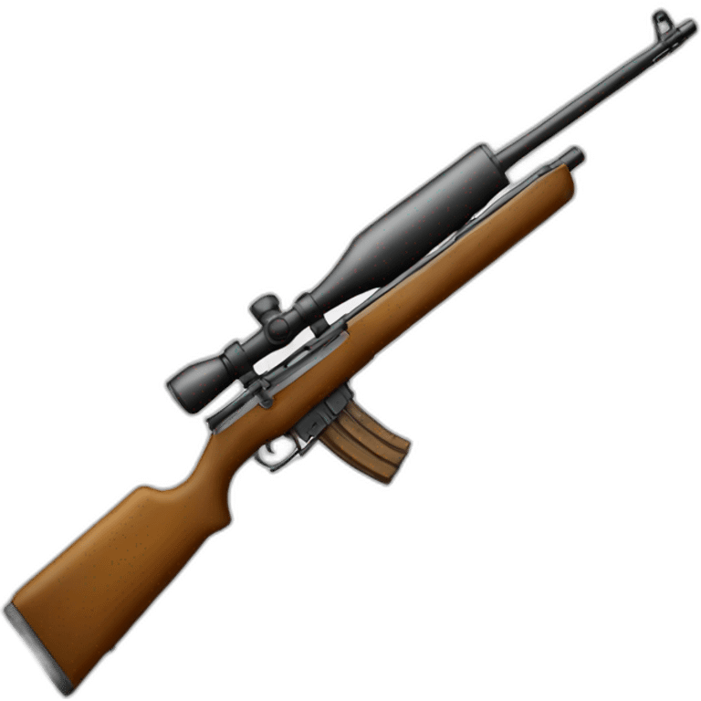 Patat avec un fusil emoji