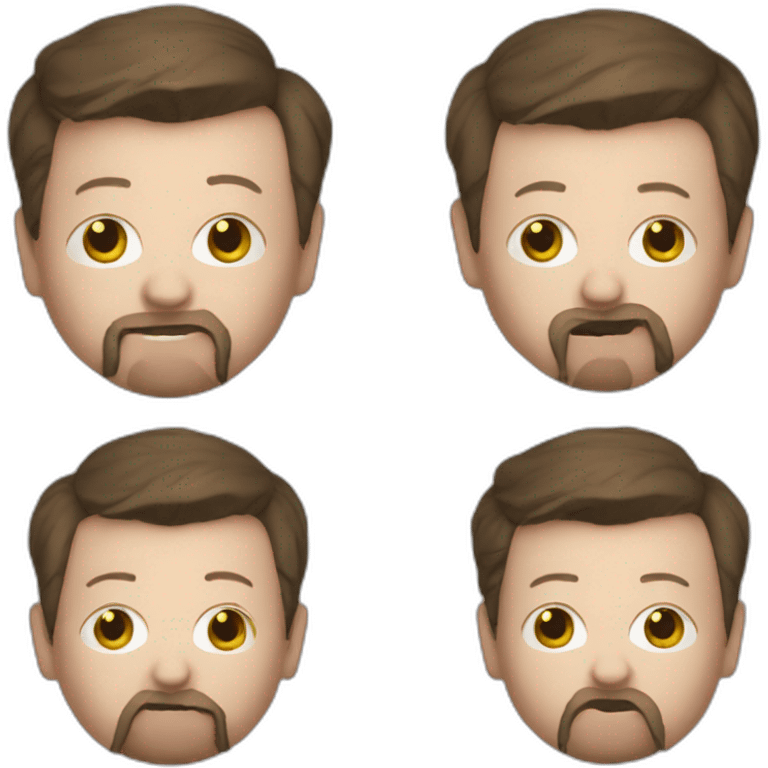 Young Ricky Gervais emoji