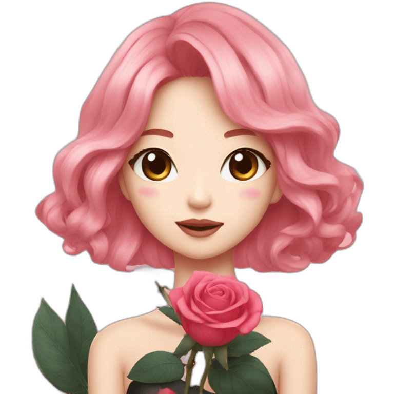 Rose de blackpink emoji