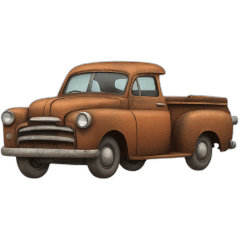 rusty old car emoji