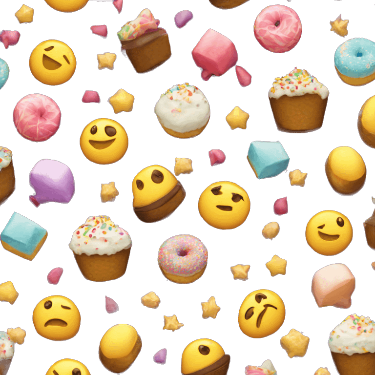 New Year's sweets emoji