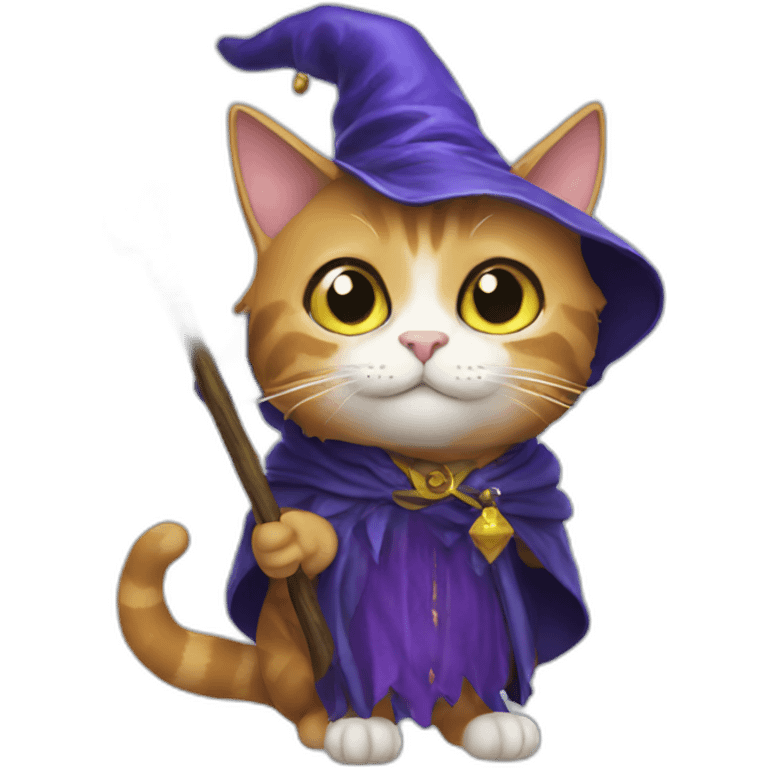 cat wizard emoji