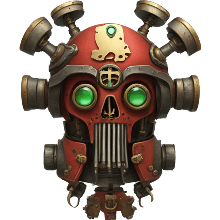 adeptus mechanicus with Russian coats of arms emoji