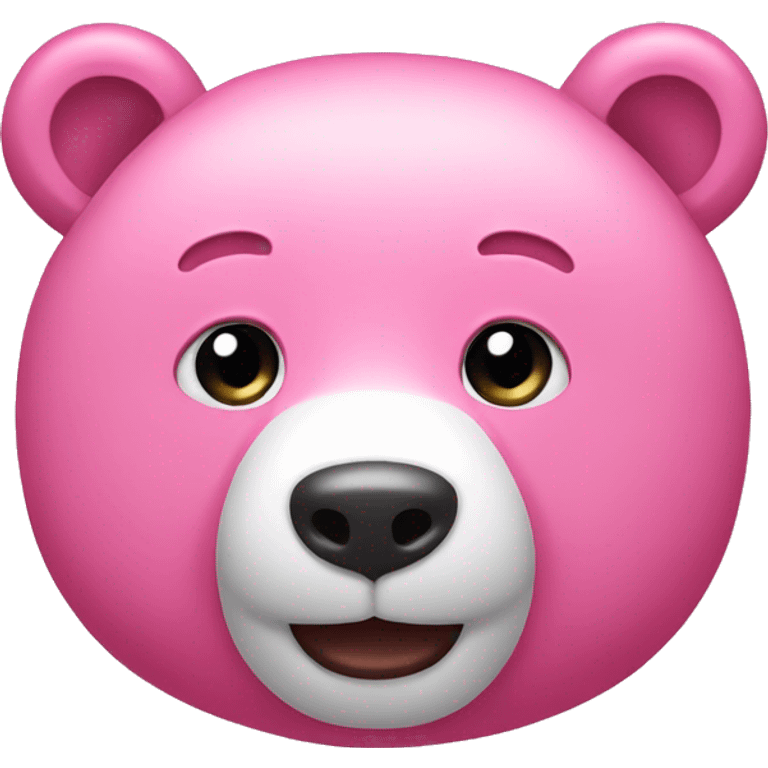 Pink bear emoji