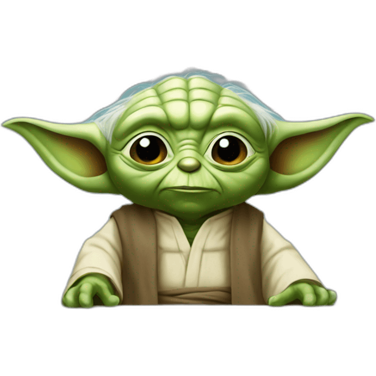 Yoda in office  emoji