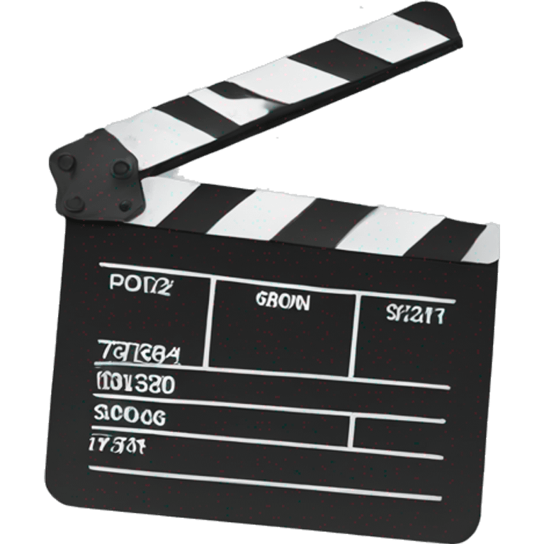 clapperboard emoji