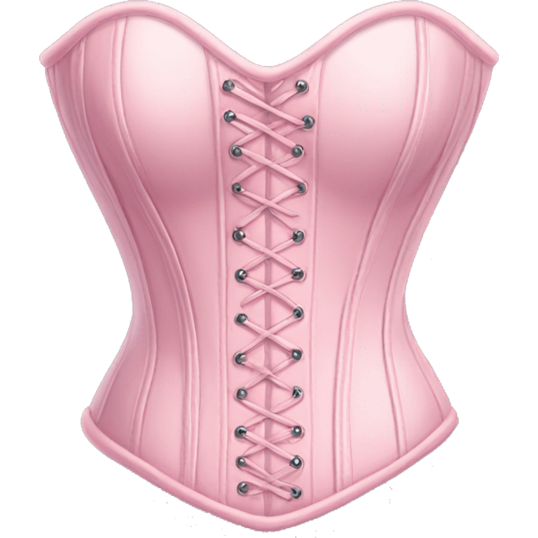 Pastel pink corset  emoji