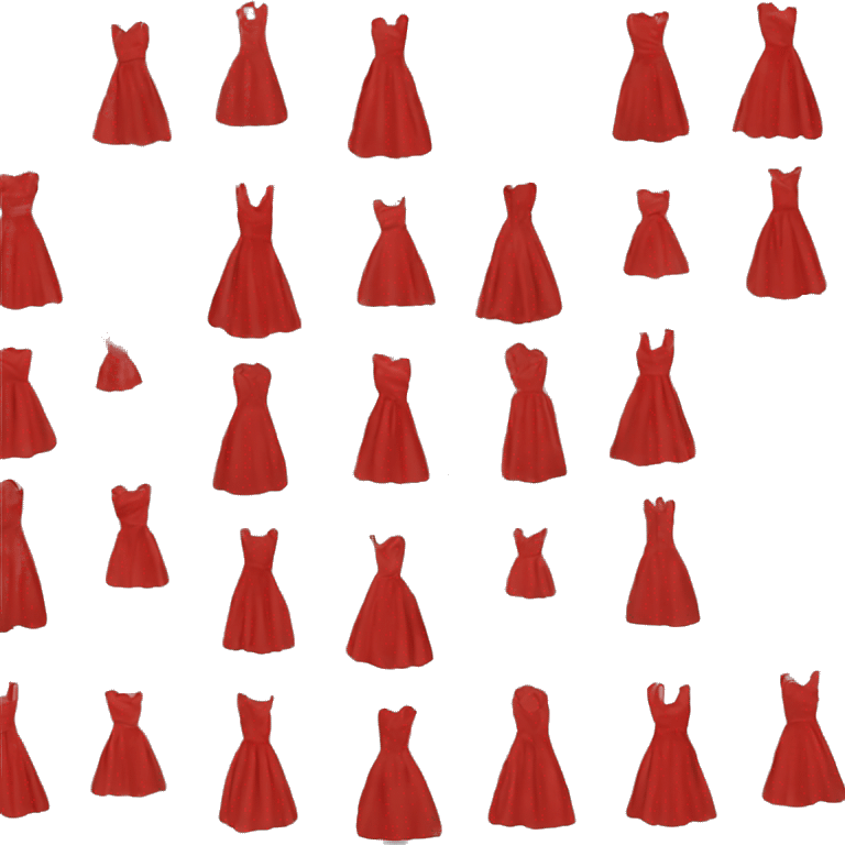 red dress emoji