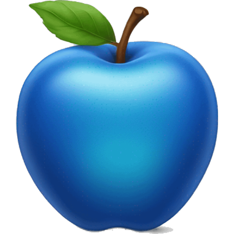 Blue Apple emoji