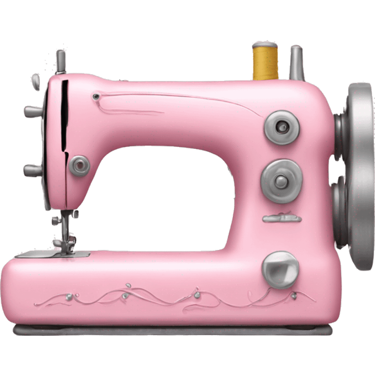 Baby pink sewing machine  emoji