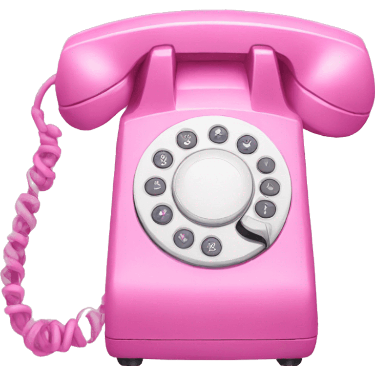 pink phone  emoji