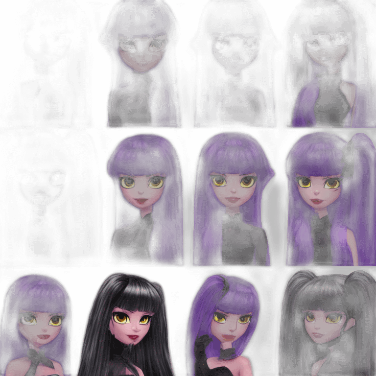 Elissabat-vampire-monsterhigh-goth-romantic-bangs-hair-purple-black emoji