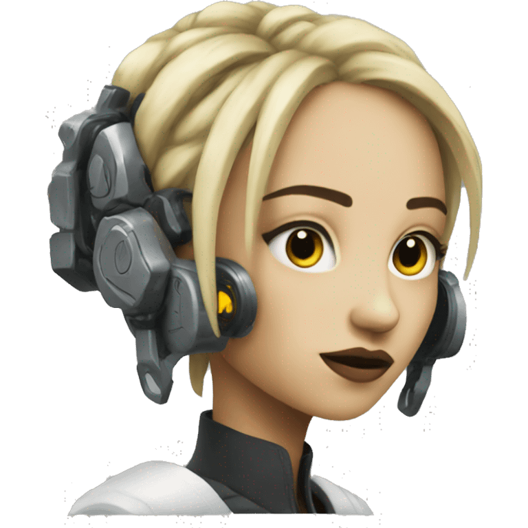 Lucy from cyberpunk emoji