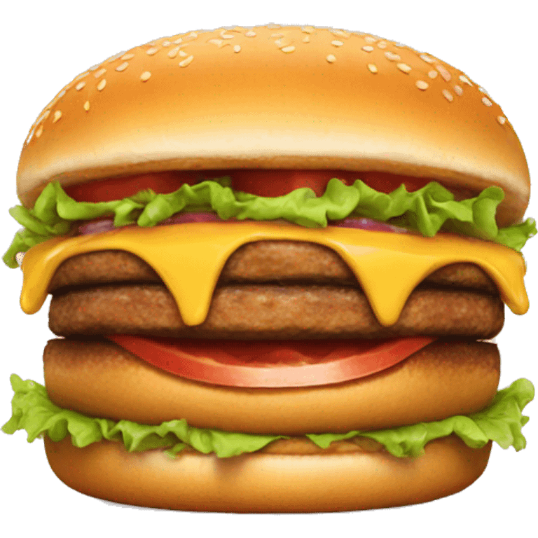 freaky burger emoji