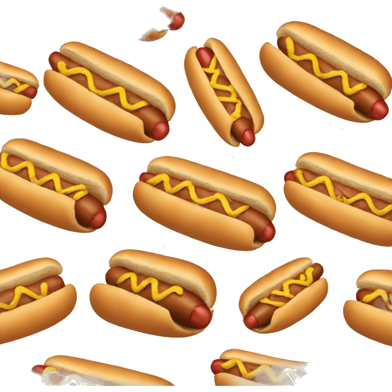 Hot dog emoji