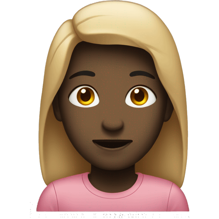 neutral emoji with black shade at the top of face emoji