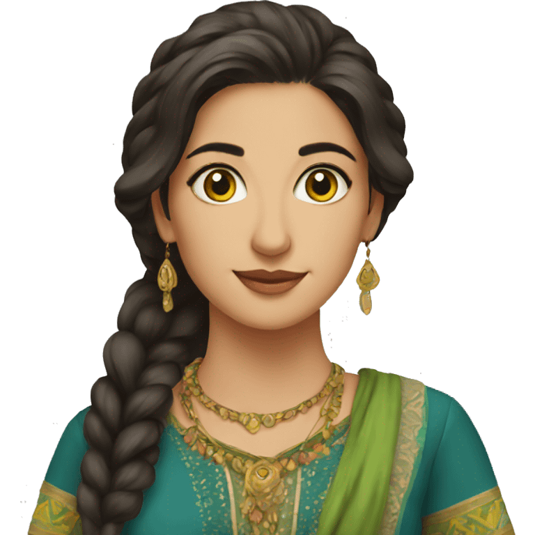 a beautiful kurdish women emoji