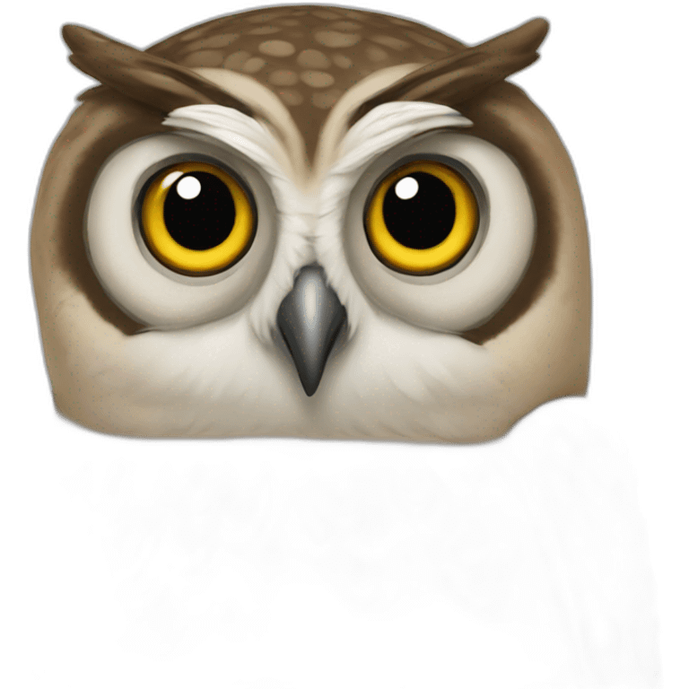 an Israeli owl emoji