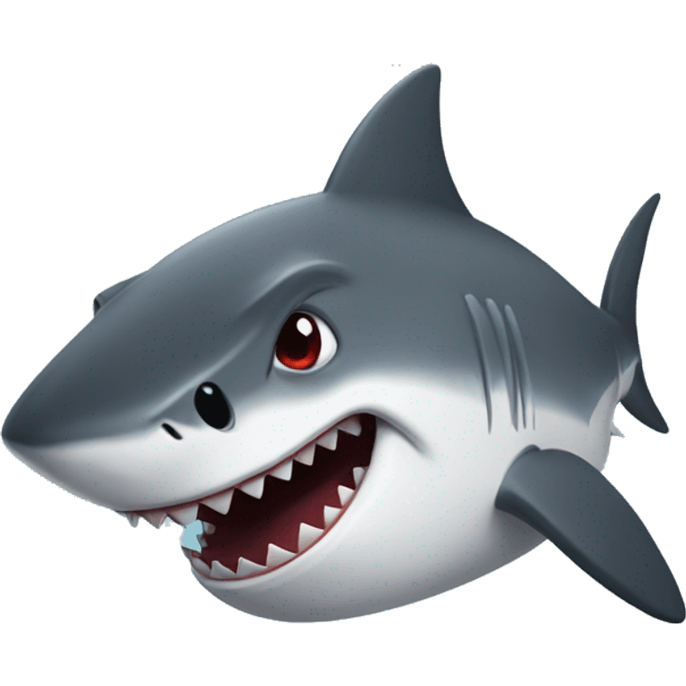 Psycho shark emoji