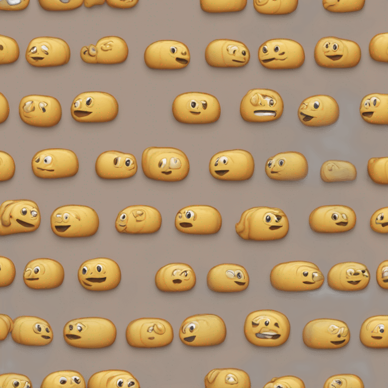 Une cacahuète qui regard un téléphone en éten menotté emoji