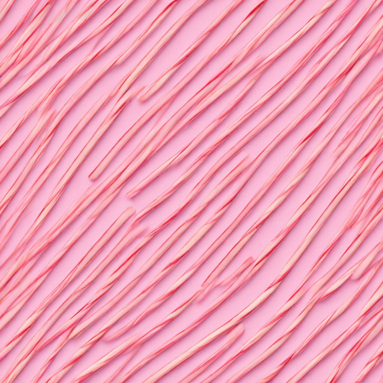 light pink pixel candy cane pn emoji