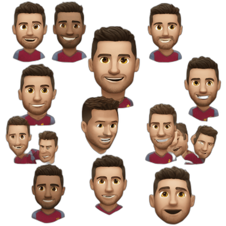 ronaldo tcheck messi emoji