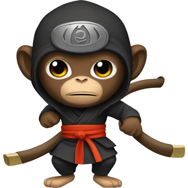 monkey ninja emoji