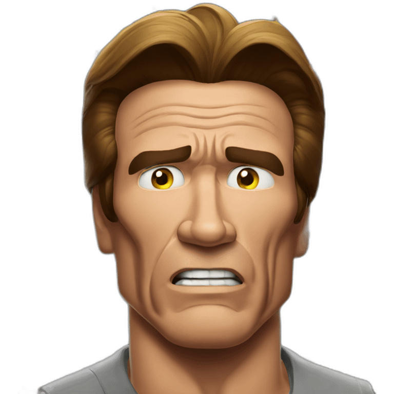 arnold schwarzenegger scared of bees emoji