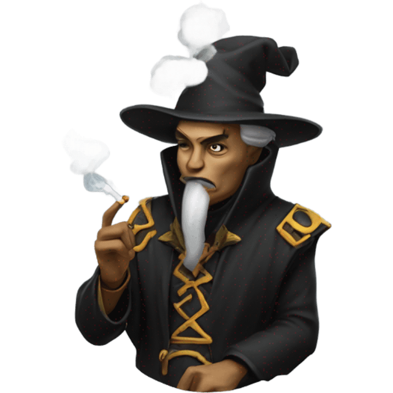 Warlock smoking a cigarette emoji