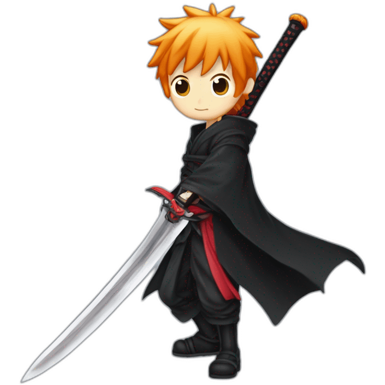 Kurosaki Ichigo with sword emoji