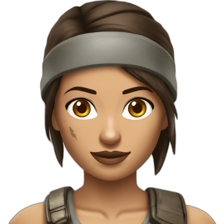 Lara Croft Tomb Raider emoji