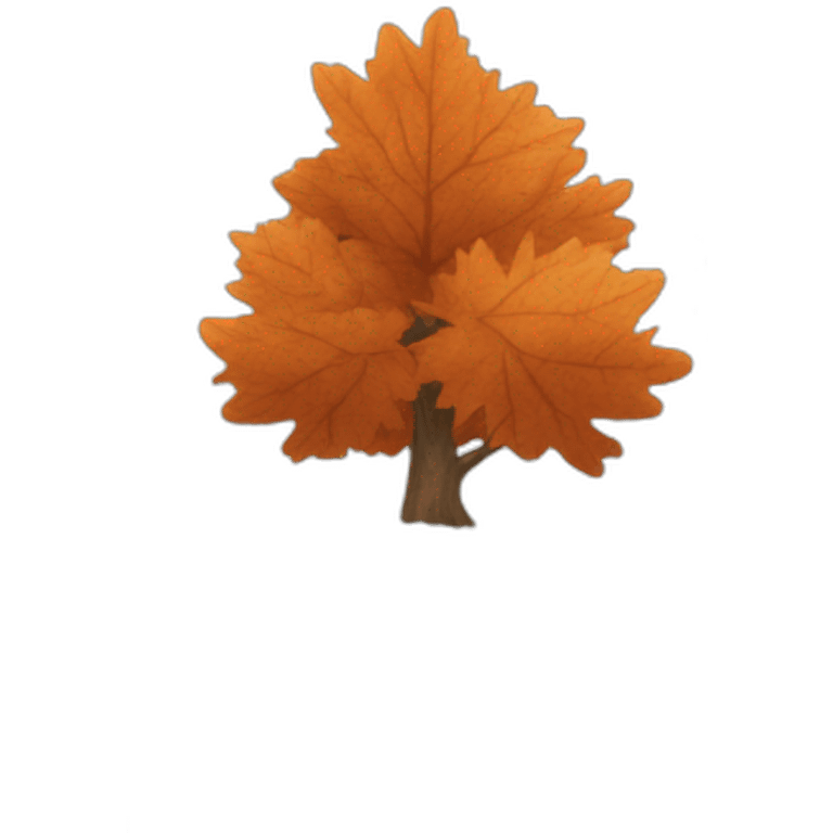 Maple tree emoji