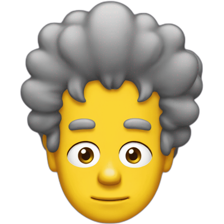 Simpson hair CUT emoji