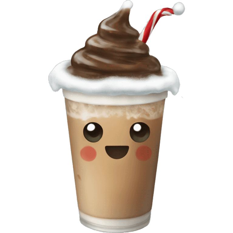 christmas iced coffee  emoji