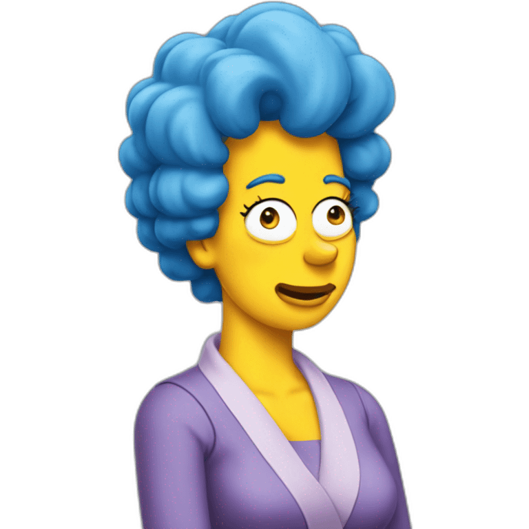 Marge Simpson emoji